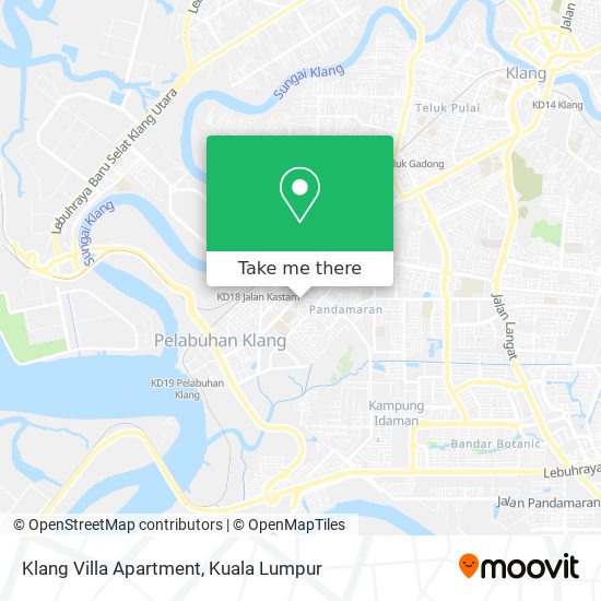 Klang Villa Apartment map
