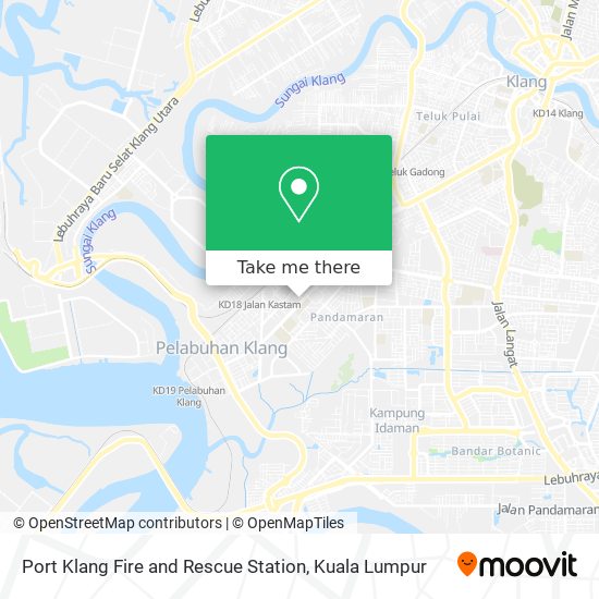 Port Klang Fire and Rescue Station map