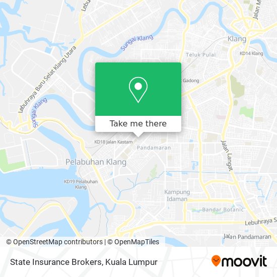 State Insurance Brokers map