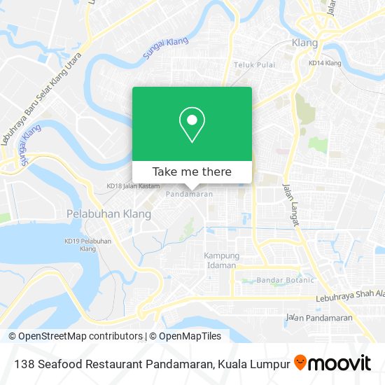 138 Seafood Restaurant Pandamaran map