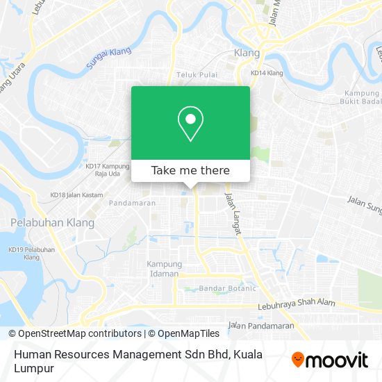 Human Resources Management Sdn Bhd map