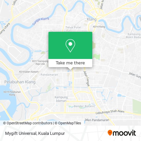 Mygift Universal map