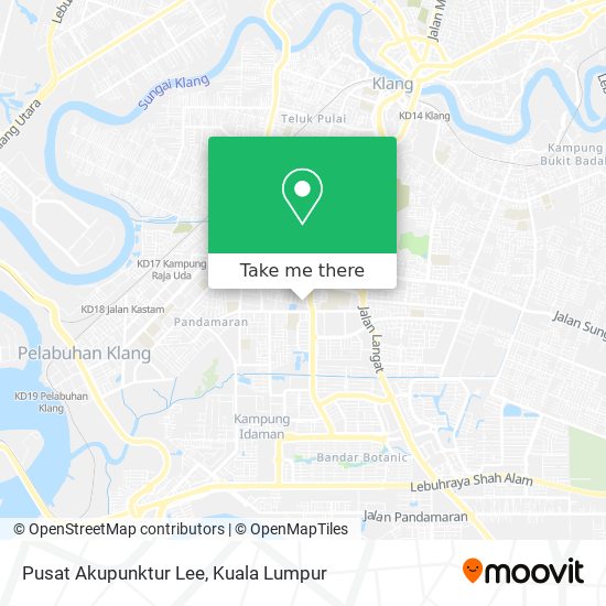 Pusat Akupunktur Lee map