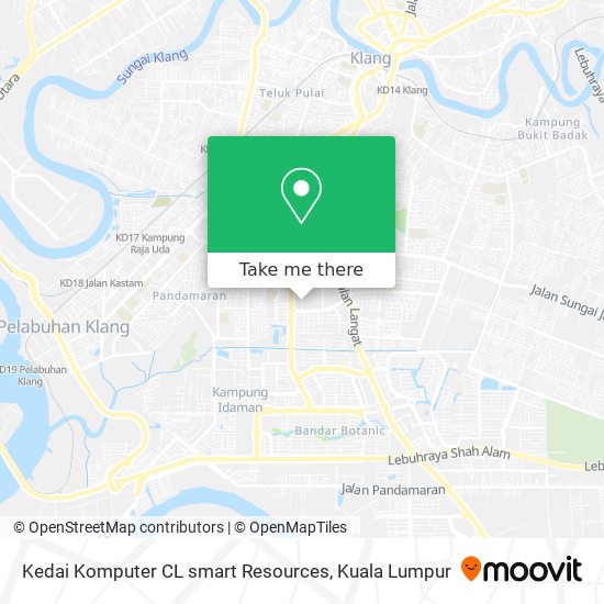 Peta Kedai Komputer CL smart Resources