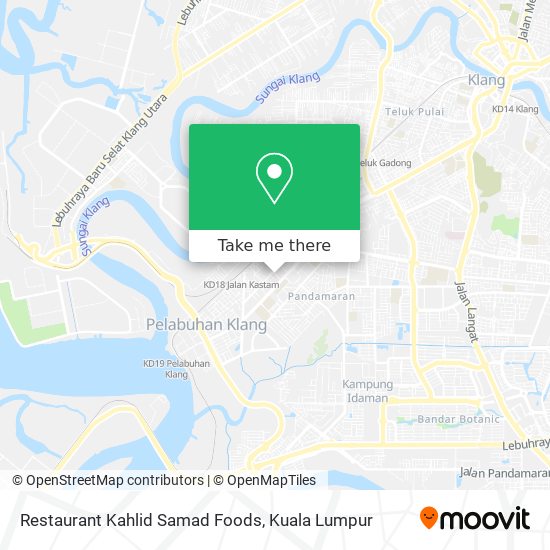 Restaurant Kahlid Samad Foods map