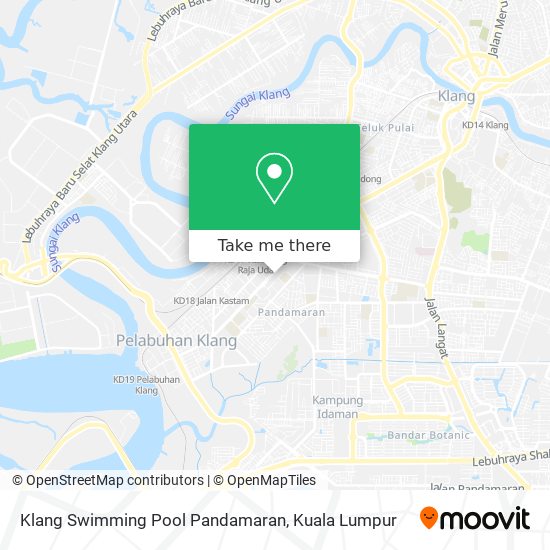 Klang Swimming Pool Pandamaran map
