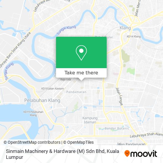 Sinmain Machinery & Hardware (M) Sdn Bhd map