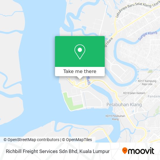 Peta Richbill Freight Services Sdn Bhd