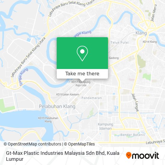 Peta Gt-Max Plastic Industries Malaysia Sdn Bhd