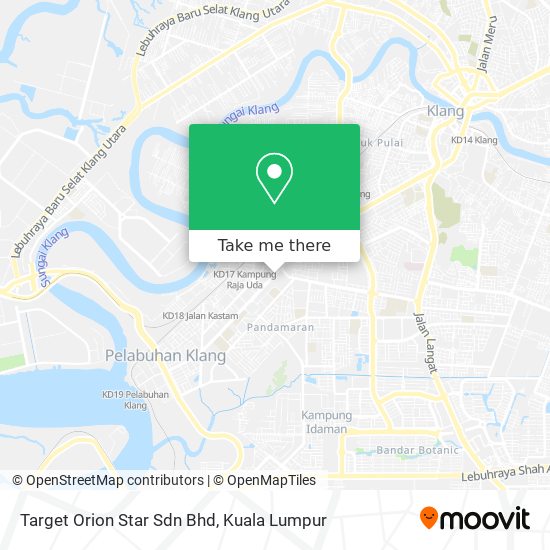 Peta Target Orion Star Sdn Bhd