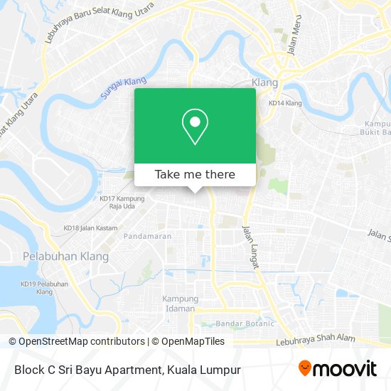 Peta Block C Sri Bayu Apartment