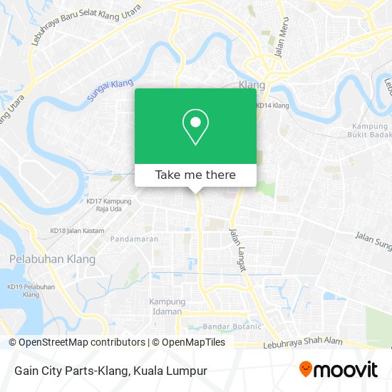 Gain City Parts-Klang map