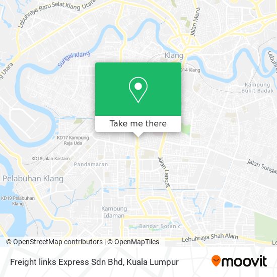 Freight links Express Sdn Bhd map