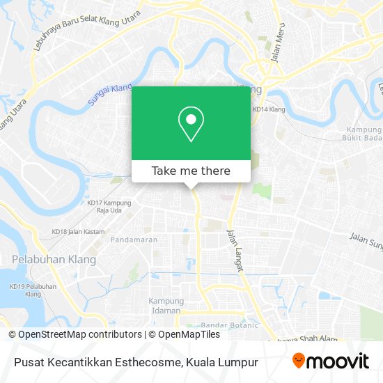 Pusat Kecantikkan Esthecosme map