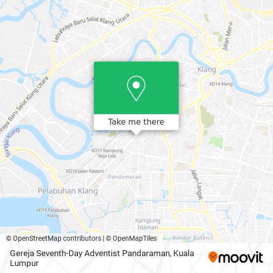 Gereja Seventh-Day Adventist Pandaraman map