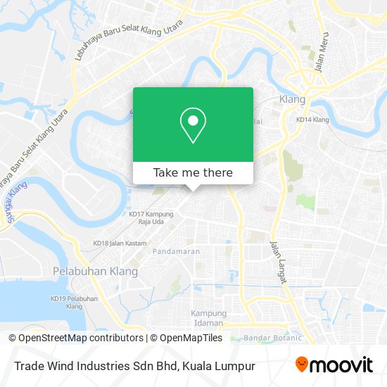 Trade Wind Industries Sdn Bhd map