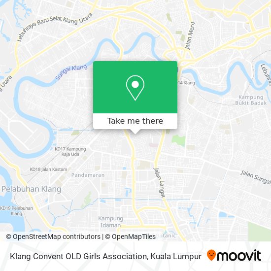 Klang Convent OLD Girls Association map