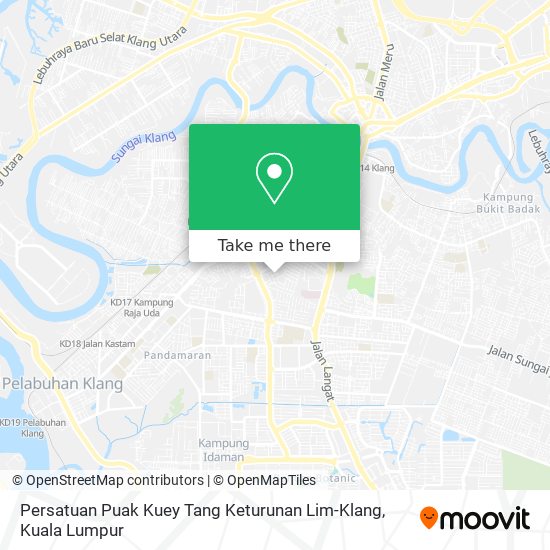 Persatuan Puak Kuey Tang Keturunan Lim-Klang map