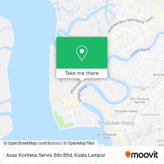 Asas Kontena Servis Sdn Bhd map