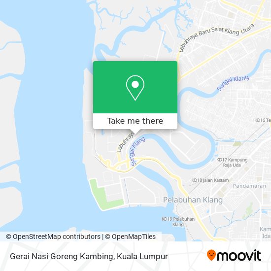 Peta Gerai Nasi Goreng Kambing