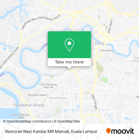 Restoran Nasi Kandar MR Mamak map