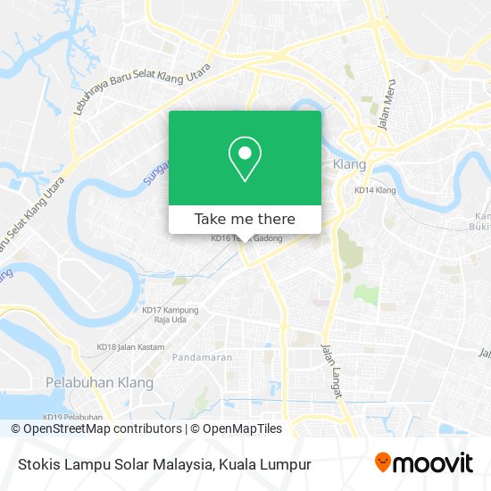 Peta Stokis Lampu Solar Malaysia