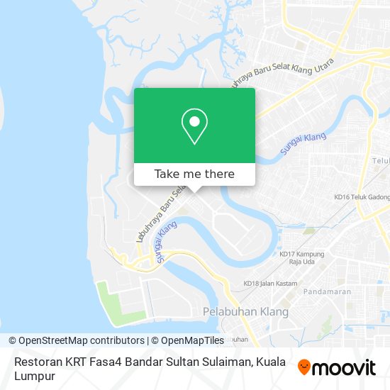 Restoran KRT Fasa4 Bandar Sultan Sulaiman map