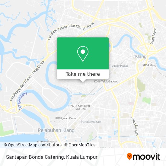 Santapan Bonda Catering map