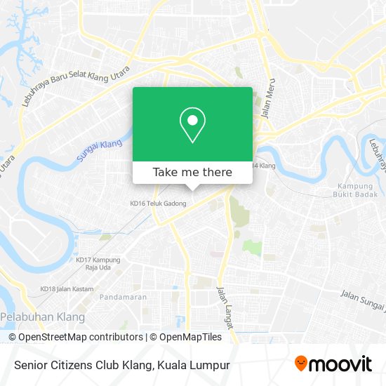 Senior Citizens Club Klang map