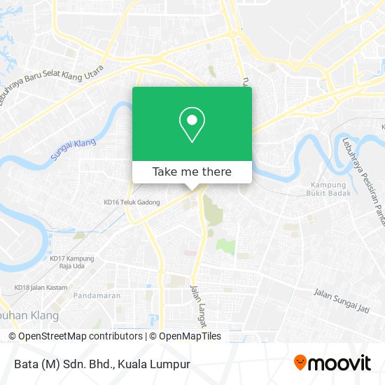 Bata (M) Sdn. Bhd. map