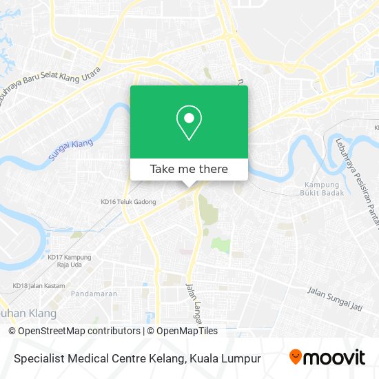 Specialist Medical Centre Kelang map