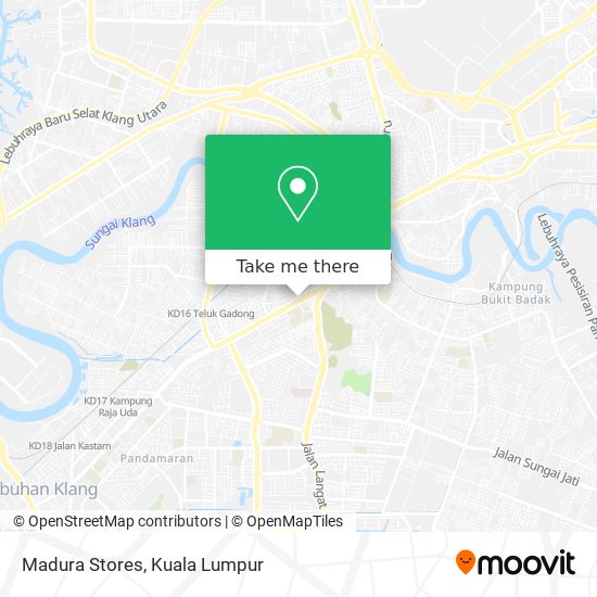 Madura Stores map