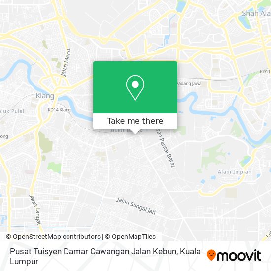 Pusat Tuisyen Damar Cawangan Jalan Kebun map