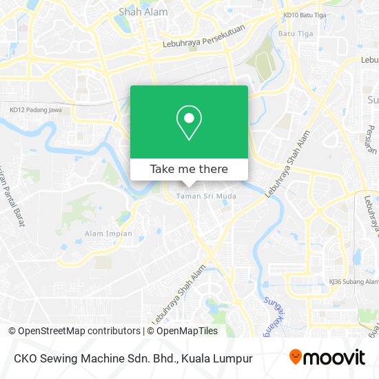 CKO Sewing Machine Sdn. Bhd. map