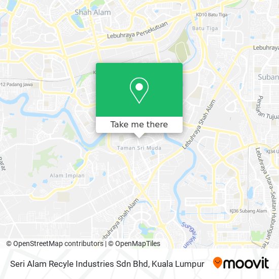 Seri Alam Recyle Industries Sdn Bhd map