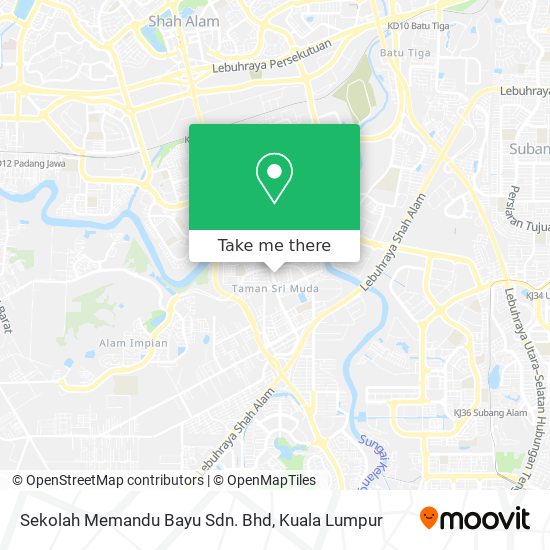 Peta Sekolah Memandu Bayu Sdn. Bhd