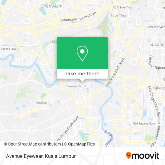 Avenue Eyewear map