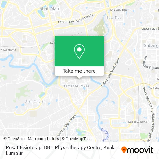 Pusat Fisioterapi DBC Physiotherapy Centre map