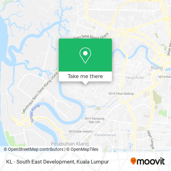KL - South East Development map