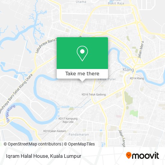 Iqram Halal House map