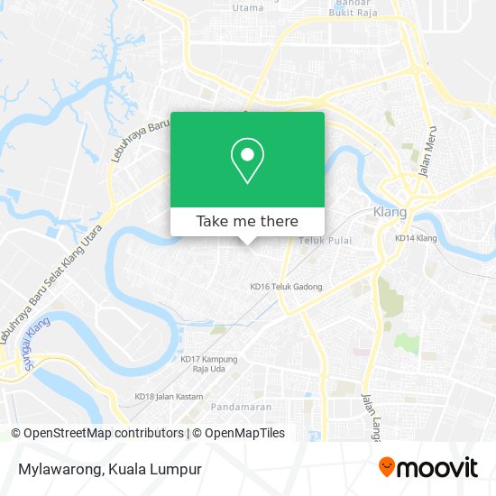 Mylawarong map