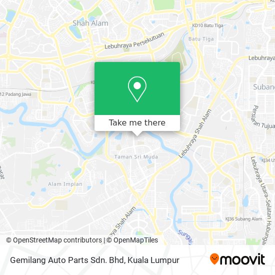 Peta Gemilang Auto Parts Sdn. Bhd