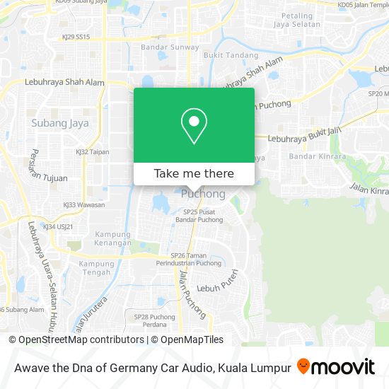 Awave the Dna of Germany Car Audio map