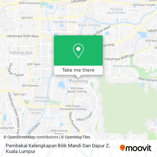Peta Pembekal Kelengkapan Bilik Mandi Dan Dapur Z
