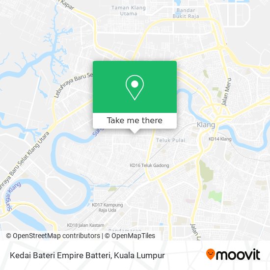 Peta Kedai Bateri Empire Batteri