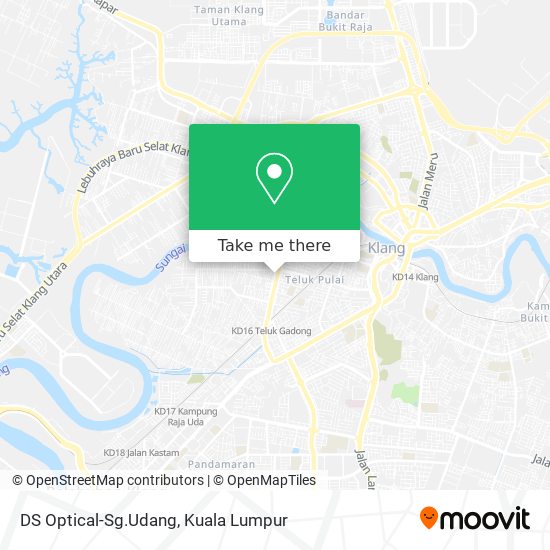 DS Optical-Sg.Udang map