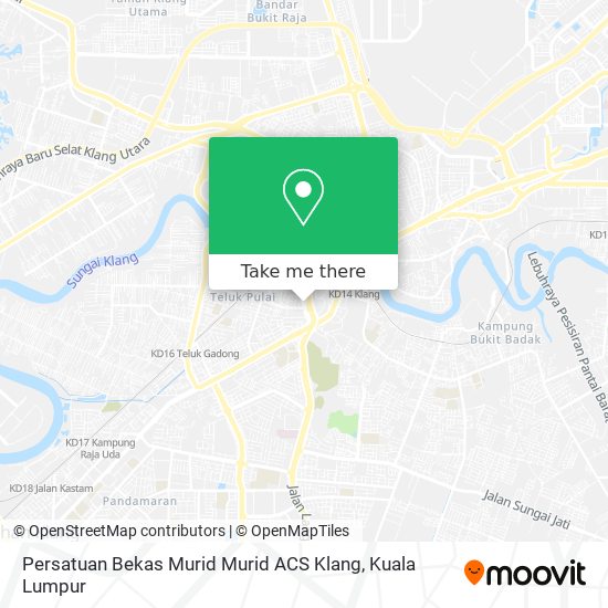 Persatuan Bekas Murid Murid ACS Klang map