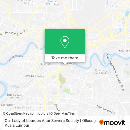 Our Lady of Lourdes Altar Servers Society ( Ollass ) map