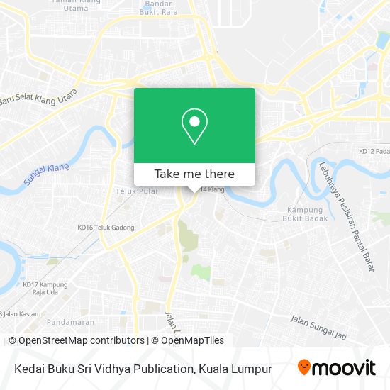 Kedai Buku Sri Vidhya Publication map