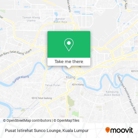 Peta Pusat Istirehat Sunco Lounge